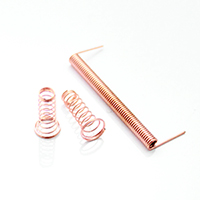 Precision spring of the copper plated steel wire