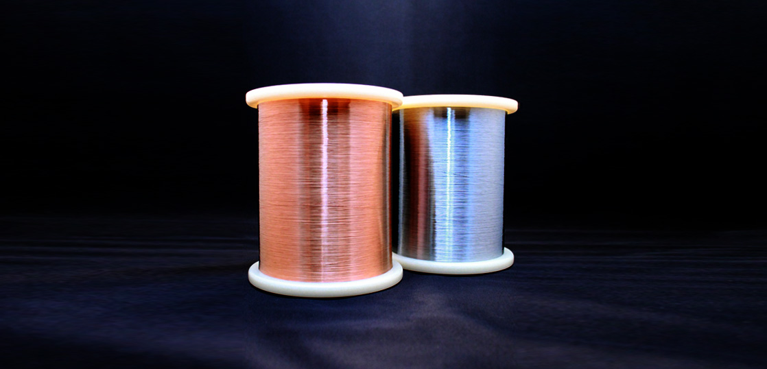 Plated extra fine steel wire